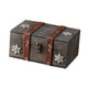 thumbnail image 4 of Caja de almacenamiento de joyas, cofre del tesoro, caja de regalo, porta baratijas, organizador de joyas para Gris, 4 of 9