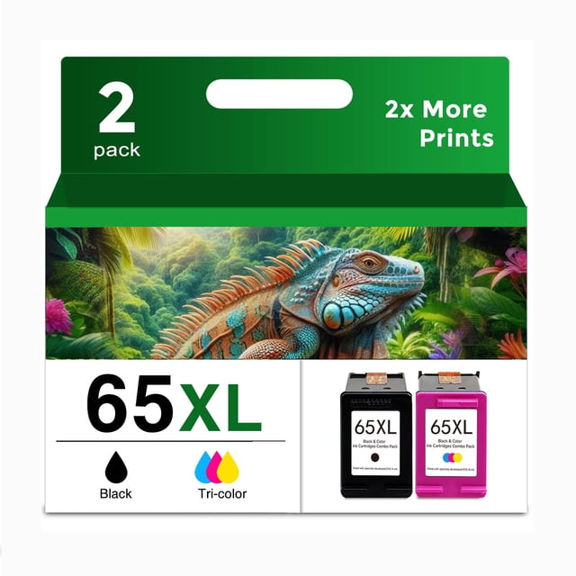 Cartucho de tinta de repuesto Skyink 65XL para HP 65 XL (negro/color)