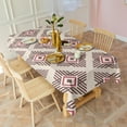 thumbnail image 3 of Rectangle Waterproof Tablecloth 60×102 Inch, Geometry Reusable Indoor/Outdoor Durable Table Cover for Party Kitchen Dinner Room Decor, 3 of 6
