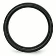 thumbnail image 2 of Ceramic Black Faceted and Beveled Edge 6mm Polished Band Ring 8 Size, 2 of 6