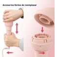 thumbnail image 5 of Estilizador Bluelander Multifuncional Automático 3 en 1, Rizador, Cepillo Alisador y Cepillo Voluminizador con Peine y Pinzas, Control de Temperatura 160–200 °C, Rosa, 5 of 5