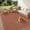 Orange Red, variant on HIWEAVER Black 2' x 6' Modern Geometric Easy Jute Runner for Bathroom Washable Striped Print Indoor Outdoor Carpet Non-Slip Stain-Resistant Kitchen Throw Mat Low Pile Patio Rug Decor