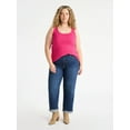 thumbnail image 2 of Terra & Sky Women’s Plus Ribbed Tank Top, Sizes 0X-5X, 2 of 5