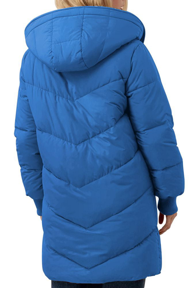 Ebifin Womens Winter Warm Coats Sherpa Fleece Lined Long Hooded Puffer  Jacket