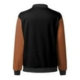 thumbnail image 4 of NLLSHGJ Manteau pour Femmes avec Capuche Manteau d'Automne et d'Hiver Décontracté Mode Imprimé Veste à Manches Longues Zippée Manteau Cardigan pour Femmes Cardigan Léger, 4 of 5