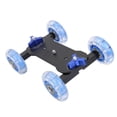 thumbnail image 4 of Domqga Mini Rail de Charge 10KG pour Bureau, Patineuse à Roulettes pour Appareil Photo Reflex, Caméscope, Roue de Caméra, 4 of 8