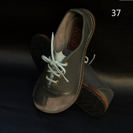 

Women Flat Sandals Open Toe Simple Breathable Female Casual Shoes for Summer 37