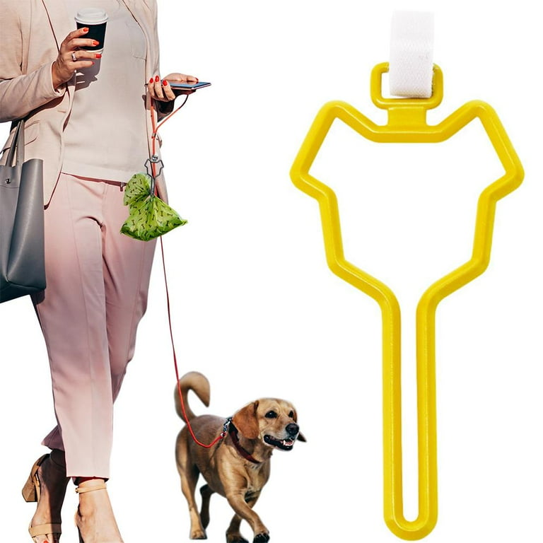 ADVEN Dog Poop Garbage Bag Hands Free Clip Pet Leash Traction Rope Dispenser Distributor Walmart