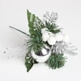 thumbnail image 2 of Artificial Pine Stems Fake Pine Cone Gift Box Christmas Flowers Ornament Flower Arrangements Wreath Holiday Home Winter Decor, 2 of 6