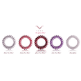 thumbnail image 5 of Vere 5PCS Everlasting Hair Ties - Rose Garden Blend, Large 2.5" Dia: High Quality Spiral Hair Ties, Coil Hair Ties, Universal Coil, Creaseless Braids, Bracelets for Thick and Normal Hair, 5 of 7