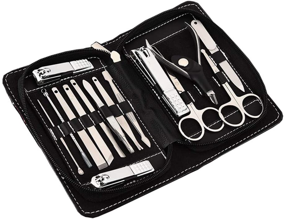 UBEI Highquality Nail Cutters Set 15pcs Stainless Steel Nail Clipper