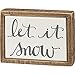 thumbnail image 3 of Let It Snow Mini Box Sign, 4-inch Length, Wood and Enamel, 3 of 4
