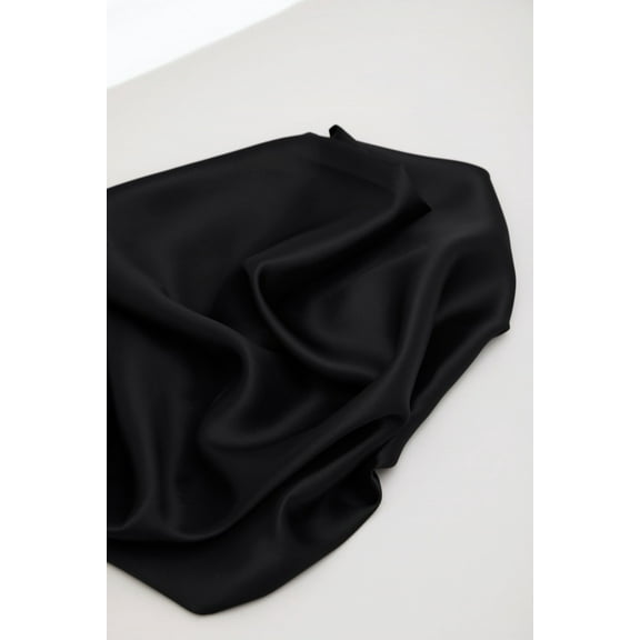 Mind The MAKER Viscose Twill Lining Fabric Black - per yard