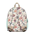 thumbnail image 2 of Colorful Botanical Print School Backpack - Waterproof & Adjustable, 2 of 2