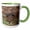 Green/White, variant on 3drose, Tanzania, Ndutu, Ngorongoro, Dung Beetle Insects-af45 Rbe0406 - Ralph H. Bendjebar, 11oz Two-tone Black Mug