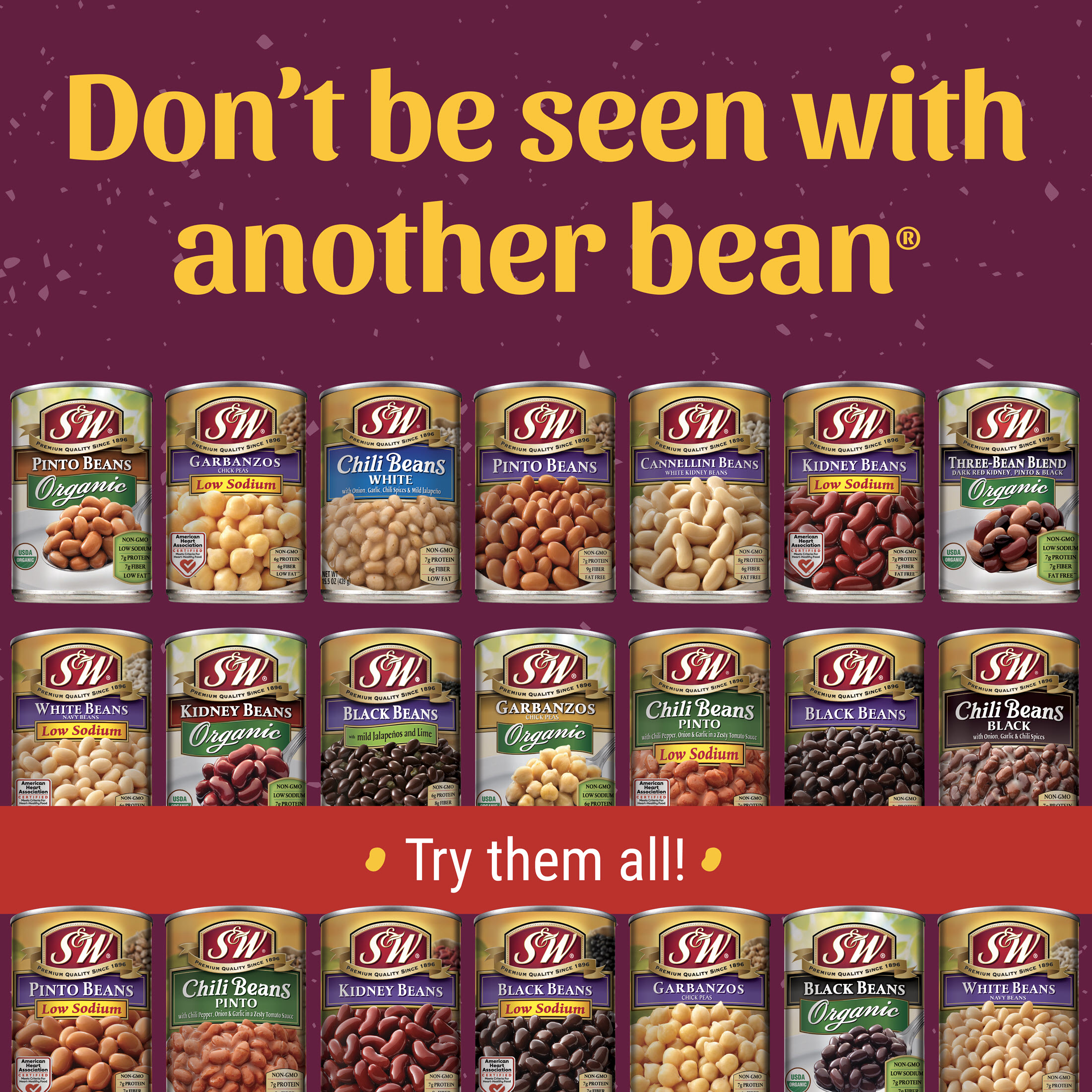 S&W Black Beans 15 oz. Can
