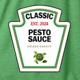 thumbnail image 3 of Wild Bobby Classic Garlic Basil Pesto Pasta Sauce Funny Condiment Tshirt DIY Costume Tee - Halloween Women Tri-Blend Racerback Tank Top, 3 of 6