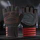 thumbnail image 5 of 2 guantes de entrenamiento antideslizantes para dominadas y ciclismo. M Rojo, 5 of 8