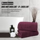 thumbnail image 3 of Moonqueen Juego de 2 toallas de baño premium  Secado rápido  Toallas de microfibra de terciopelo coral altamente absorbentes  Uso multiusos como baño, fitness, baño, ducha, deportes, toalla de yoga, 3 of 7