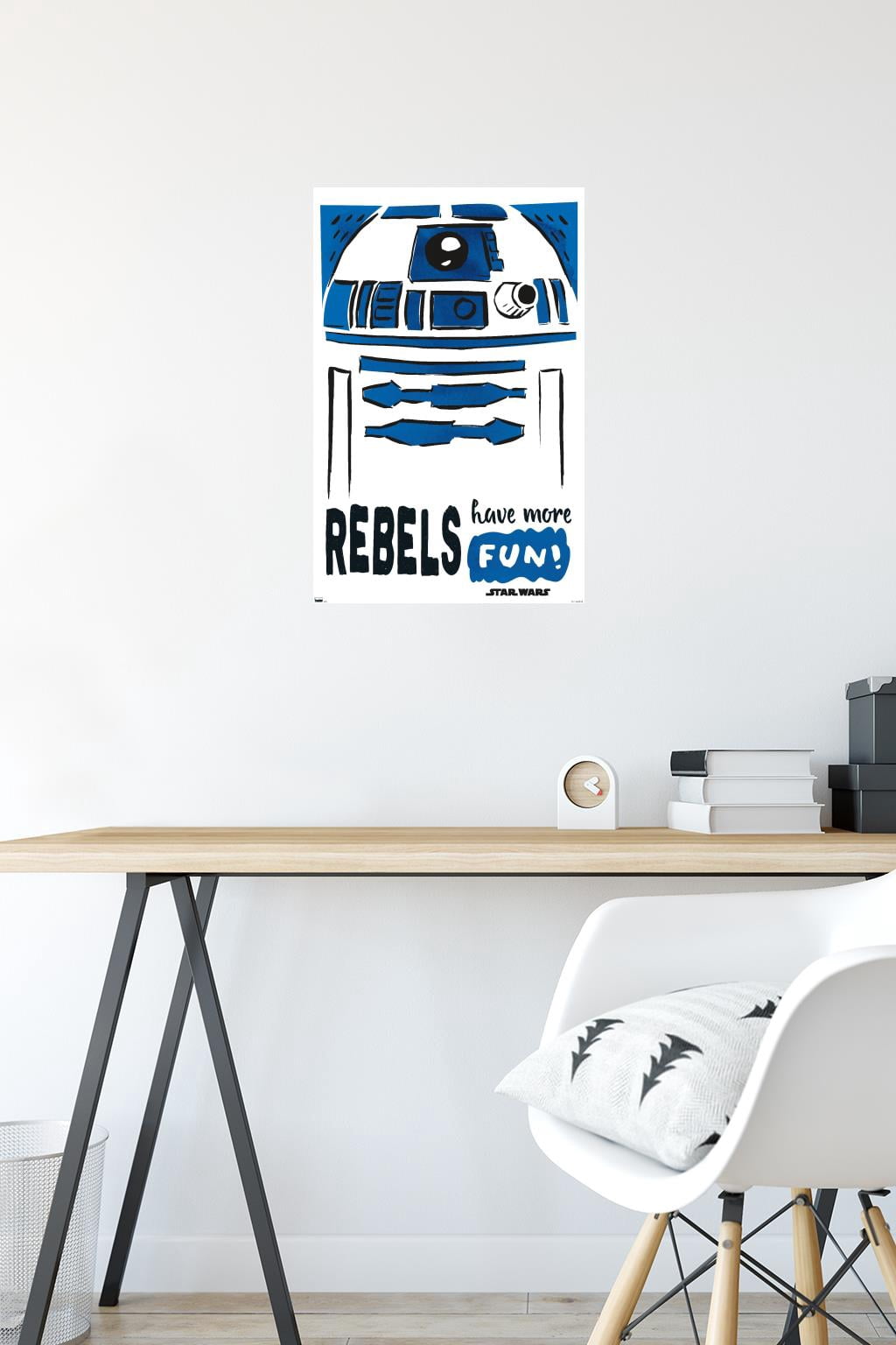 Star Wars: Saga - R2-D2 Fun Wall Poster, 14.725" x 22.375"