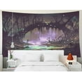 thumbnail image 4 of Gojian Forest Tapestry Wall Hanging - Green Misty Pine Tree Nature Wall Art, Tapestries BoHo Decor for Living Room & Bedroom Spaces, 4 of 6