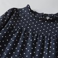thumbnail image 4 of Ovzne Robes Grande Taille pour Femmes aux Formes Robe Femme Robe à Manches Longues Ample Imprimée à Pois Robe Grande Taille Robe à Manches Longues Imprimée Liquidation, 4 of 7