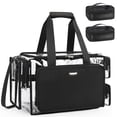 thumbnail image 1 of Kit profesional de bolsas cosméticas Relavel Clear con 2 bolsas, 1 of 8