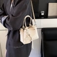 thumbnail image 3 of Bolso de mano con estampado de lichi para mujer, nuevo estilo de primavera 2025, bolso bandolera versátil., 3 of 5