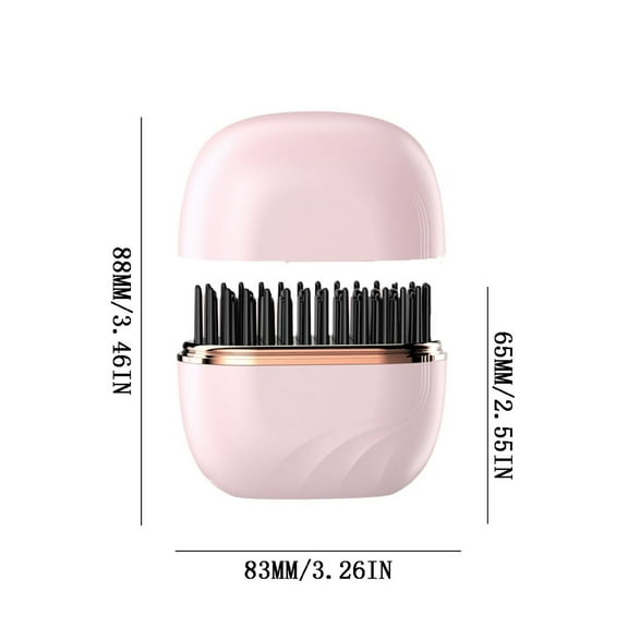 Mini Wireless Hair Straightener – Portable, No Damage to Hair with Three Temperature Settings – Rechargeable, Quick Styling for All Hair Types