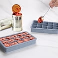 thumbnail image 2 of 2 Tbsp Silicone Freezer Molds - Perfect for Storing Garlic, Herbs, Ginger, Pesto, Tomato Paste, Lemon Juice, Purees and More - Silicone Food Freezer Tray(Blue 2 Pack), 2 of 7