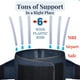 thumbnail image 3 of AVESTON - Faja lumbar para aliviar el dolor de espalda: Cinturón de soporte lumbar delgado, transpirable, rígido, de 6 costillas, ajustable, para hombres y mujeres. Mantiene la columna recta y segura., 3 of 5