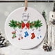 thumbnail image 4 of pstuiky Adorno navideño colgante redondo para árbol de Navidad 2024: regalos navideños para familiares y compañeros., 4 of 7