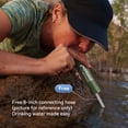 thumbnail image 4 of Purewell Personal Portable Water Filtration Straw, Ideal for Survival, Camping, Hiking, and Emergencies green(4pcs), 4 of 8