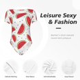 thumbnail image 4 of Balery Watermelon Body de cuello redondo de manga corta para mujer Tops de manga corta Tops básicos-X-Large, 4 of 7