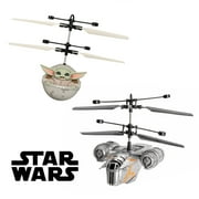 Star Wars 2-Pack Flying Figure Helicopter - Baby Yoda & Razor Crest