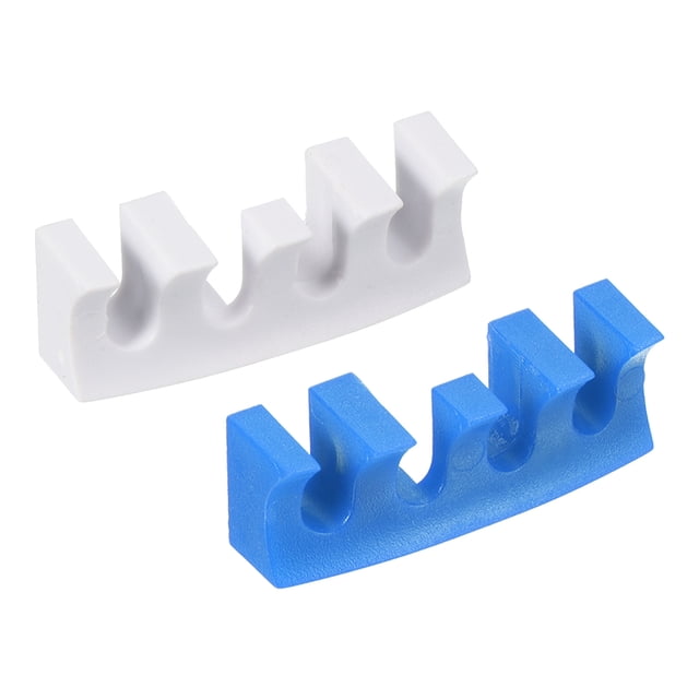 Uxcell Badminton Stringing Racquet Load Spreader Adapter Stringing Machine Tool, Blue/White 2 Pack