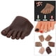 thumbnail image 4 of Maniquí de pie de silicona suave para práctica de uñas, con dedos postizos articulados. Ideal para principiantes en manicura y otros proyectos artísticos. Izquierda F, 4 of 9