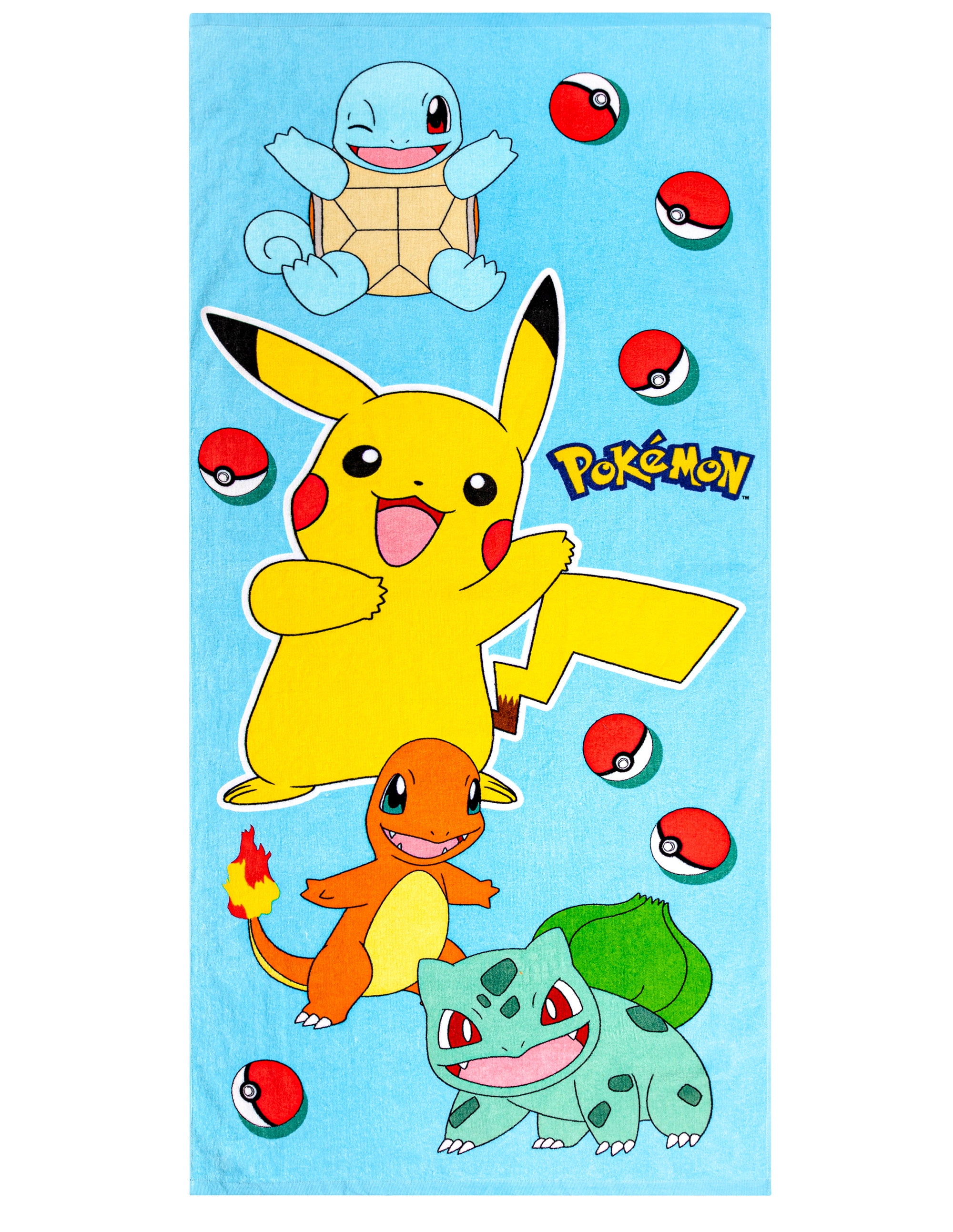 Pokemon Beach Towel, Kids, 28 x 58