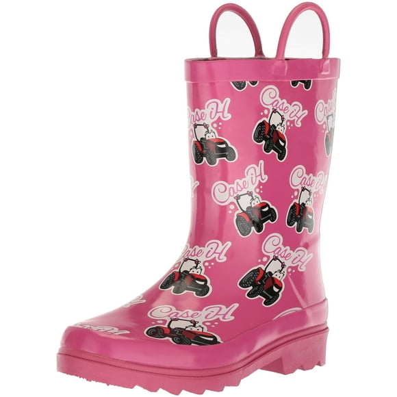 Bottes en Caoutchouc Rose pour Enfants Li'l Rose, Taille - 2
