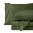 thumbnail image 1 of Ivy Union Microfiber Sheet Set - 4-Pieces - Breathable - Deep Pocket, Full, Cypress, 1 of 6