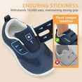thumbnail image 3 of KIDS Toddler Barefoot Shoes Wide Toe Box Walking Shoe Lightweight Kids Sneakers for Preschool Non-Slip Zero Drop Breathable Running Tennis Sneaker Navy Toddler Size 7, 3 of 7