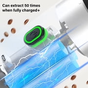 Portable Electric Espresso Machine PlasticW1re1essand Rechargeable for Car Home and Outdoor Use for Easy Brewing