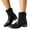 Black, variant on Ankle Boots for Women Round Toe Western Cowgirl Boots Casual Pull on Short Booties