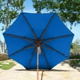 thumbnail image 3 of Covered Living 9ft Market Patio Umbrella 8 Rib Replacement Canopy Capri Blue Olefin, 3 of 7