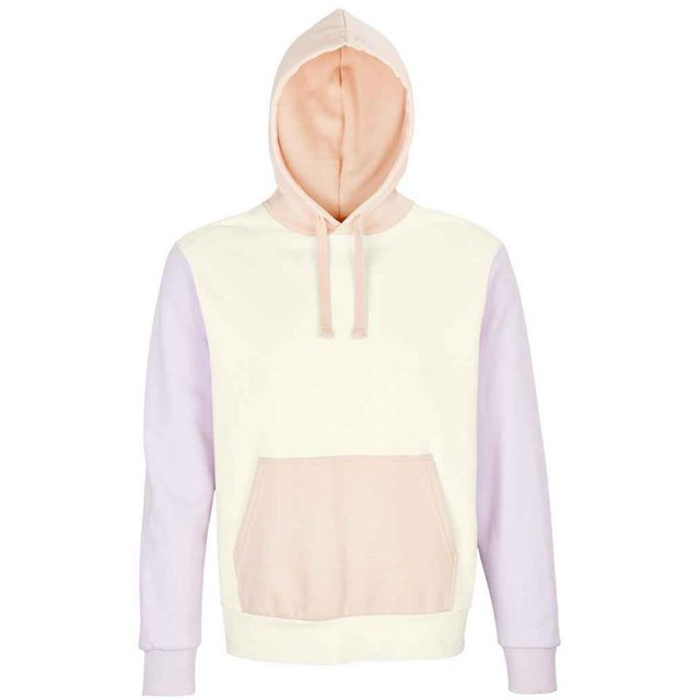 SOLS - Sudadera Collins Contraste de Orgánica para Adultos Unisex (Blanco Roto) SOLS UTPC5311_offwhite