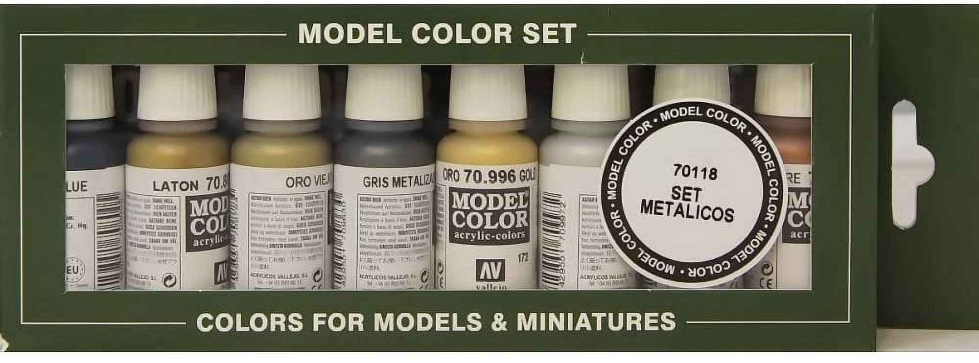 Model Color Set: Metallic Colors (8)