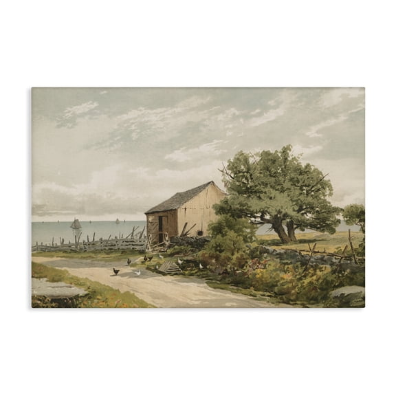 Stupell Industries Road To The Shore Canvas Wall Art design by Public Domain, 16 x 24