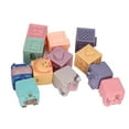 thumbnail image 2 of Baby Blocks, Portable Soft Stacking Blocks Educational Durable Safe Silicone  For 6 Months Up Kids, 2 of 8