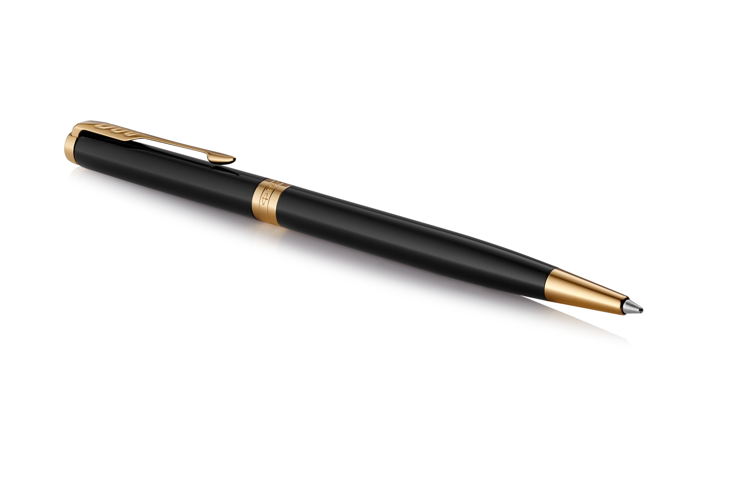 Parker Ballpoint Pen with gold trim and black ink 