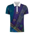 thumbnail image 5 of Camisetas de Manga Larga para Hombres Casual Impreso Girar Abajo Cuello Cremallera Camiseta, Ligera Blusa de Algodón de Imitación para el Hogar, Diario Y Cuatro Estaciones de Uso, 5 of 5